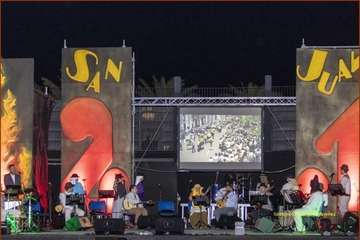 Concierto de música popular canaria en el Auditorio José Vélez del parque urbano de San Juan (Telde)/Ildefonso Rodríguez.